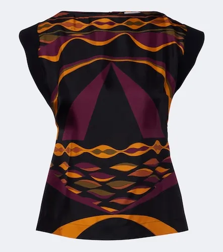 Pucci Dune silk twill top - Pucci - Modalova
