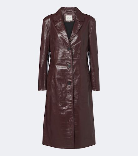Cappotto Aisa in pelle stampa coccodrillo - Arma - Modalova