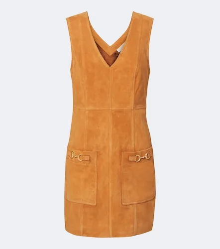 Vestido corto Sloane de ante - Ulla Johnson - Modalova