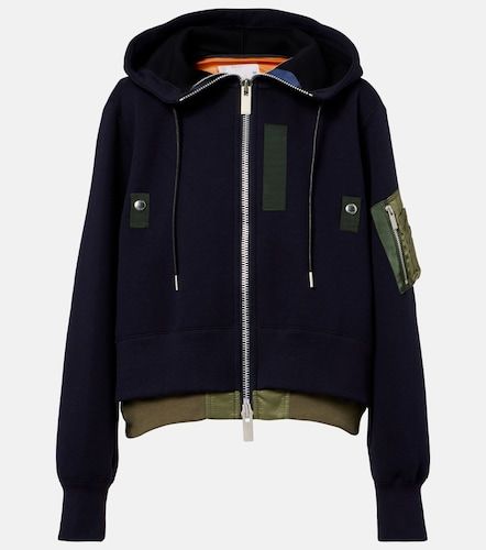 Sudadera con capucha en mezcla de algodón - Sacai - Modalova