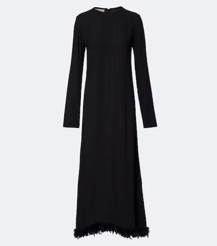 Plan C Feather-trimmed gown - Plan C - Modalova