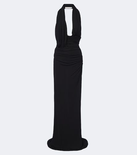 Draped halterneck jersey gown - Christopher Esber - Modalova