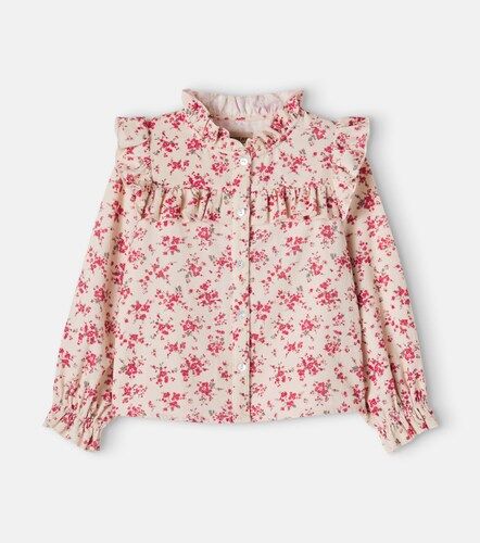 Camisa Noreen de pana de algodón floral - Wheat - Modalova