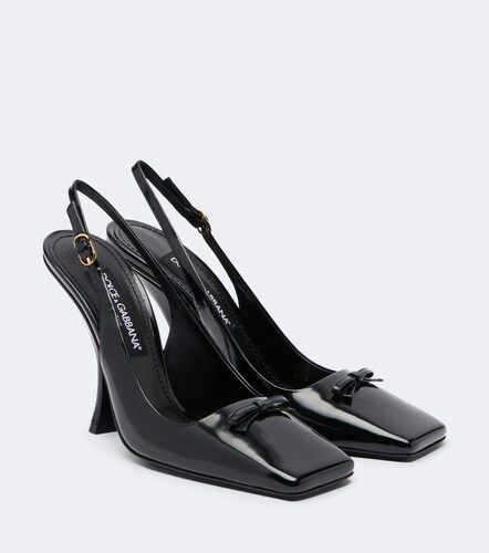 Patent leather slingback pumps - Dolce&Gabbana - Modalova