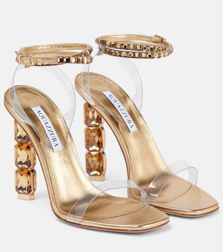 Aura Plexi 105 embellished sandals - Aquazzura - Modalova