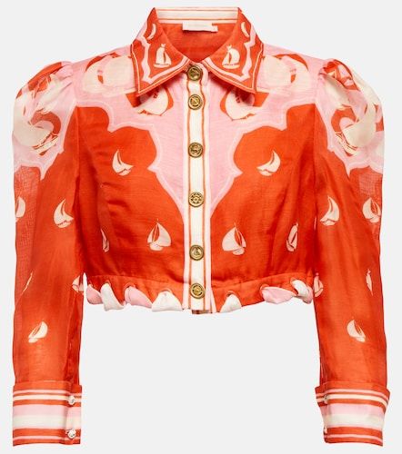 Camisa High Tide de lino y seda - Zimmermann - Modalova