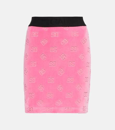 Dolce&Gabbana Logo cotton miniskirt - Dolce&Gabbana - Modalova