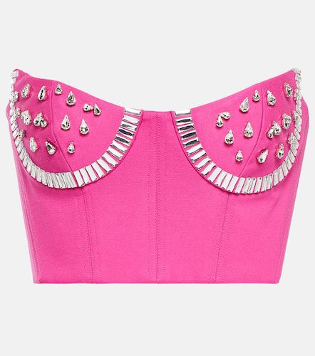 Area Crystal-embellished bustier - Area - Modalova