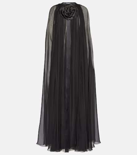 Capa de chifón de seda con apliques - Dolce&Gabbana - Modalova