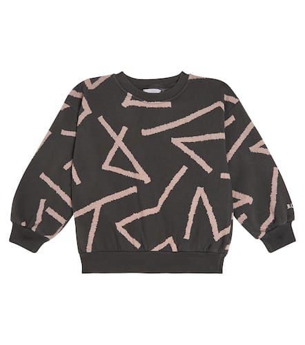 Lines printed cotton sweatshirt - Bobo Choses - Modalova