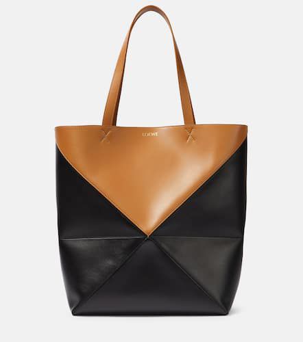 Puzzle Fold Large leather tote bag - Loewe - Modalova