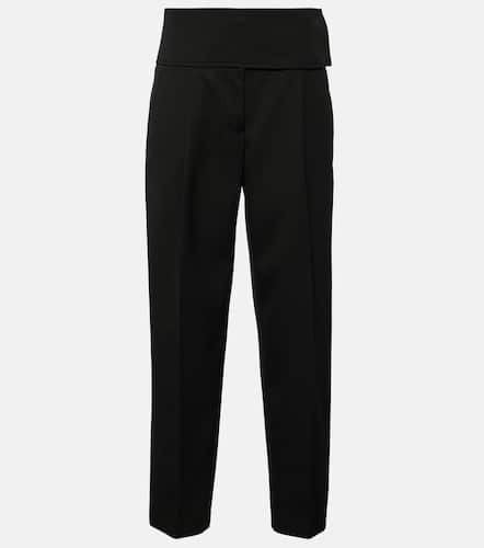 High-rise wool wide-leg pants - Jil Sander - Modalova