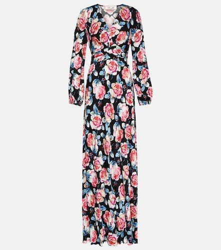 Monika floral satin maxi dress - Diane von Furstenberg - Modalova