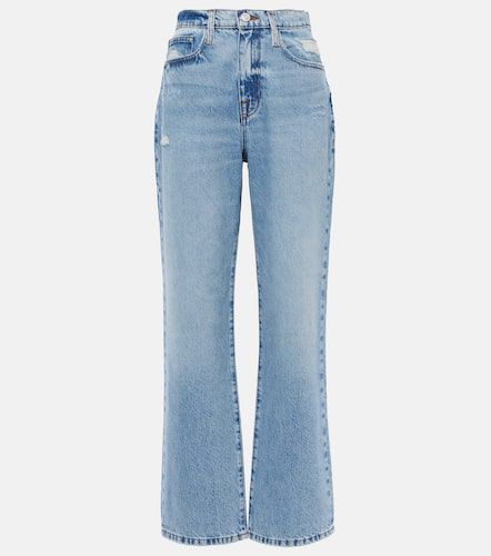 High-Rise Straight Jeans Le Jane Ankle - Frame - Modalova