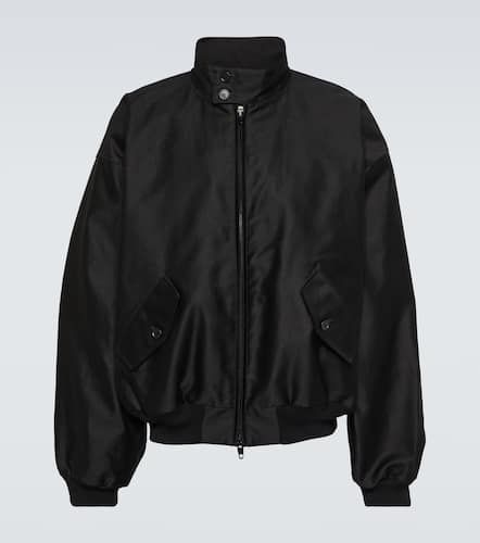 Harrington cotton bomber jacket - Balenciaga - Modalova