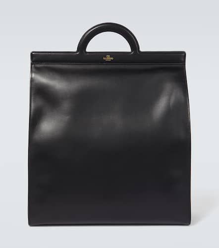 Medium leather tote bag - Valentino Garavani - Modalova