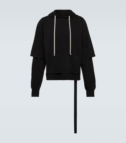 Hustler cotton jersey hoodie - DRKSHDW by Rick Owens - Modalova