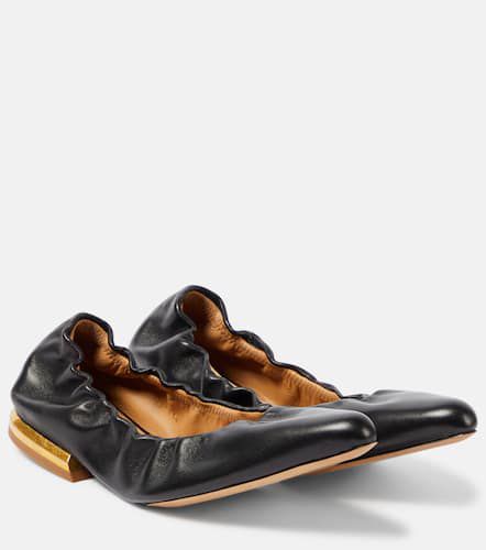 Leather ballet flats - Dries Van Noten - Modalova