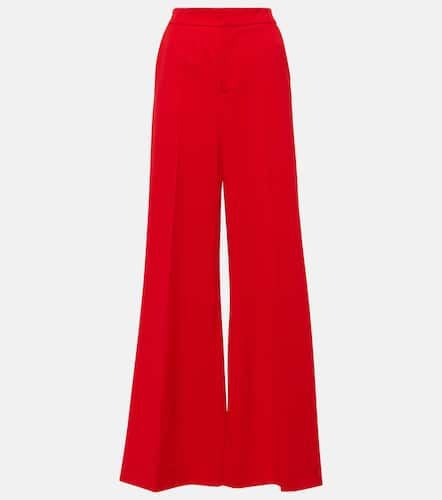 Crystal-embellished wool wide-leg pants - Area - Modalova