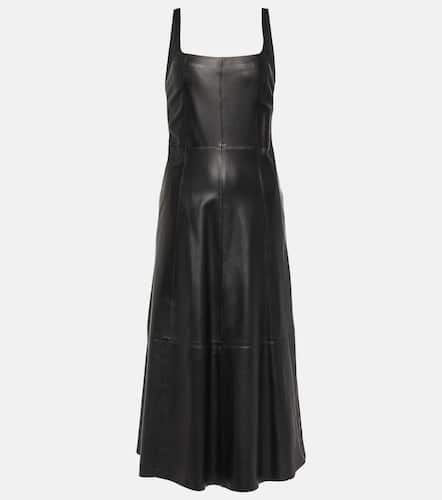 Vince Square-neck leather dress - Vince - Modalova