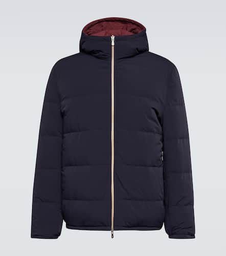 Down-paneled hooded jacket - Brunello Cucinelli - Modalova