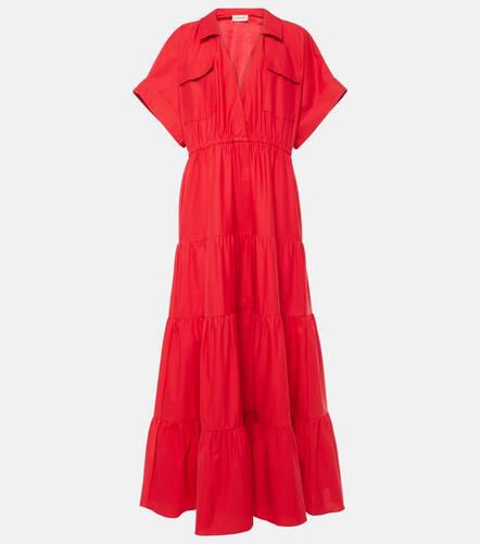 Tiered cotton maxi dress - Adriana Degreas - Modalova