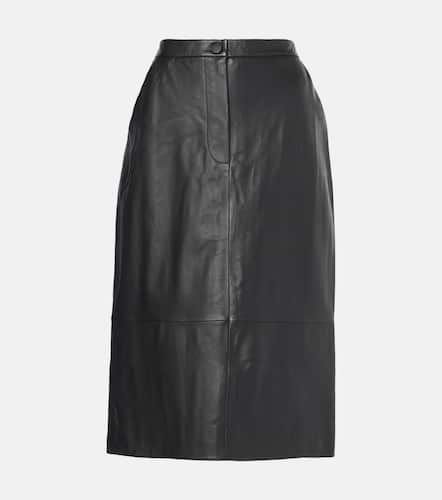 Yves Salomon Leather midi skirt - Yves Salomon - Modalova