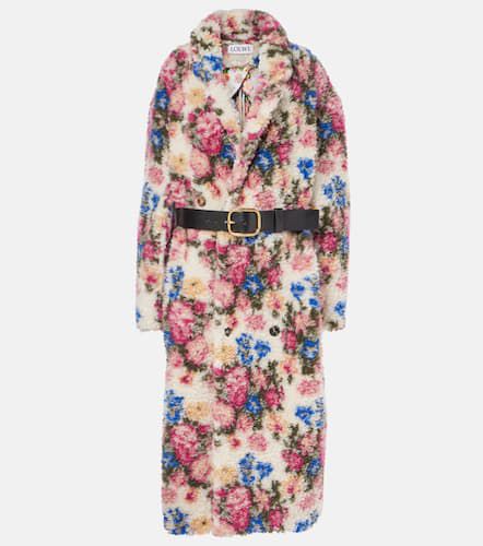 Loewe Belted floral teddy coat - Loewe - Modalova