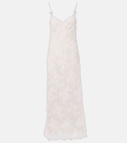 Rebrode embellished lace maxi dress - Blumarine - Modalova