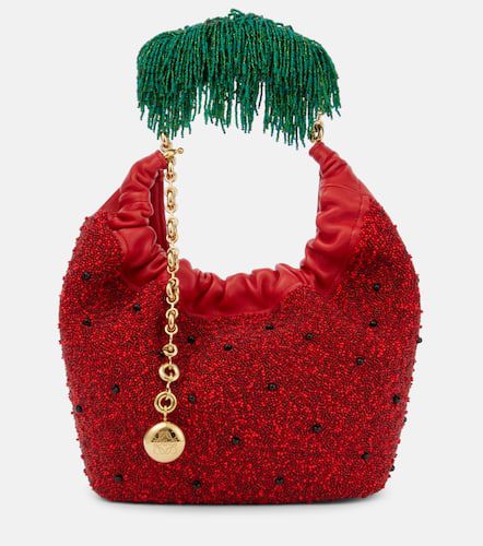 Squeeze Fruit Mini beaded leather tote bag - Loewe - Modalova