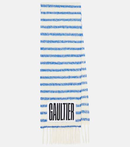 Striped wool-blend scarf - Jean Paul Gaultier - Modalova