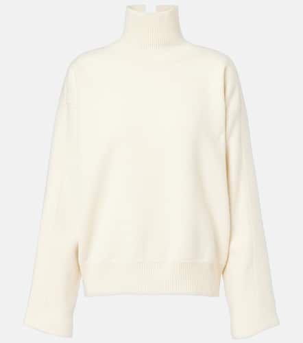 Wool and cotton-blend turtleneck sweater - Jil Sander - Modalova