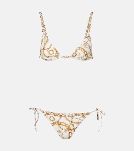 Balmain Chain-detail printed bikini - Balmain - Modalova
