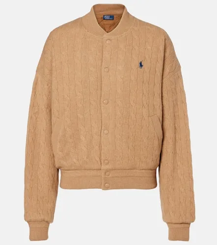 Cable-knit wool and cashmere bomber jacket - Polo Ralph Lauren - Modalova