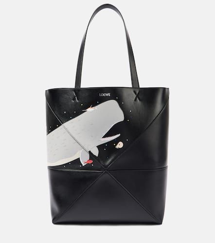 X Suna Fujita Puzzle Fold Whale Large tote bag - Loewe - Modalova