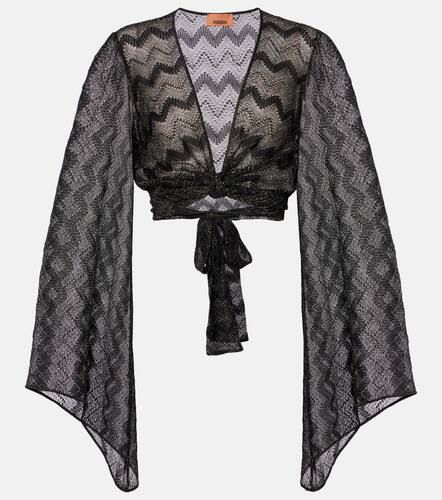 Missoni Zig Zag cropped blouse - Missoni - Modalova