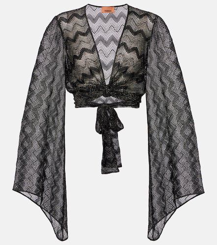 Missoni Zig Zag cropped blouse - Missoni - Modalova