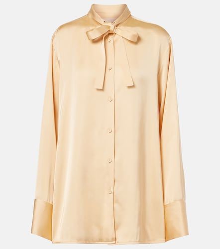 Blusa in satin con fiocco - Jil Sander - Modalova