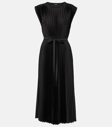 Volta belted plissÃ© satin midi dress - Joseph - Modalova