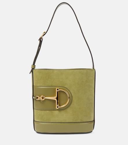 Horsebit 73 Mini suede shoulder bag - Gucci - Modalova