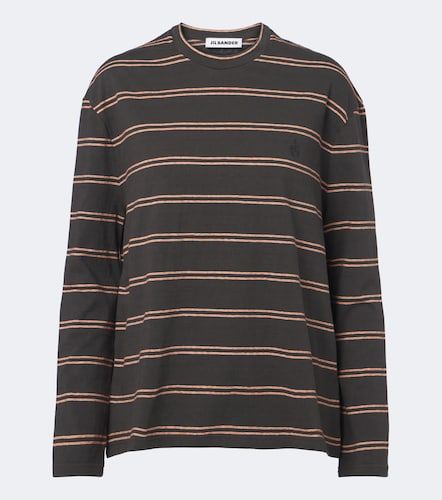 Camiseta de algodón a rayas - Jil Sander - Modalova