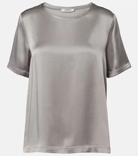 S Max Mara Camiseta de satén - 'S Max Mara - Modalova