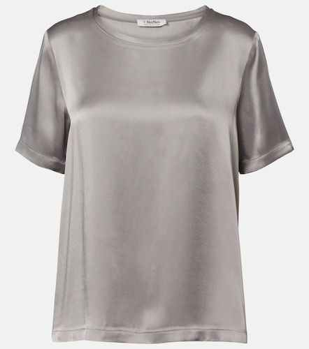 S Max Mara Satin T-shirt - 'S Max Mara - Modalova