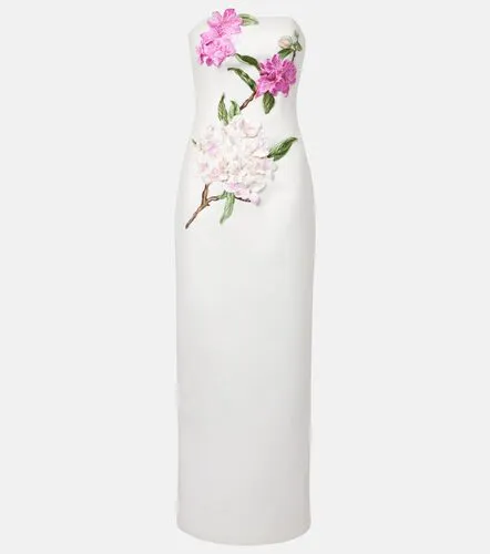 Rayna floral-applique bustier dress - Leo Lin - Modalova