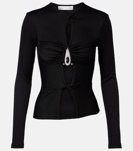 Top in maglia a coste con cut-out - Christopher Esber - Modalova