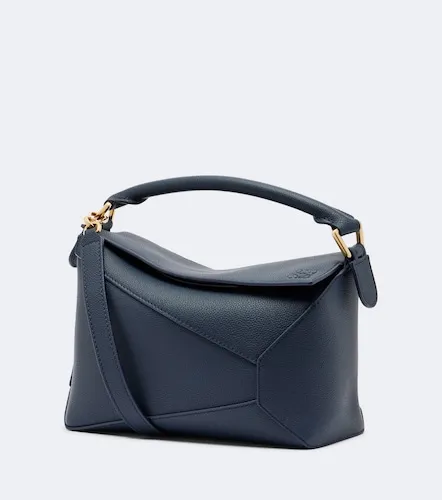 Puzzle Edge Small leather top-handle bag - Loewe - Modalova