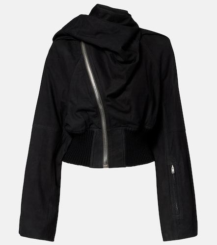 Scarf Flight leather jacket - Rick Owens - Modalova