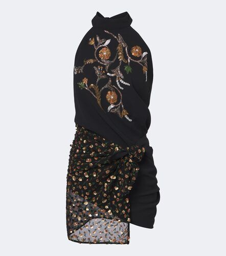 Embellished halterneck top - Dries Van Noten - Modalova