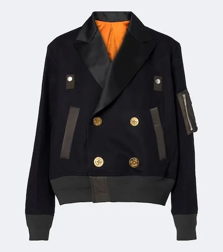 Sacai Jacke aus Wollflanell - Sacai - Modalova