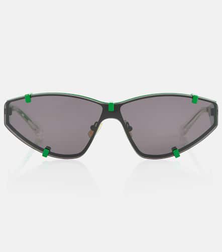 Grip shield sunglasses - Bottega Veneta - Modalova